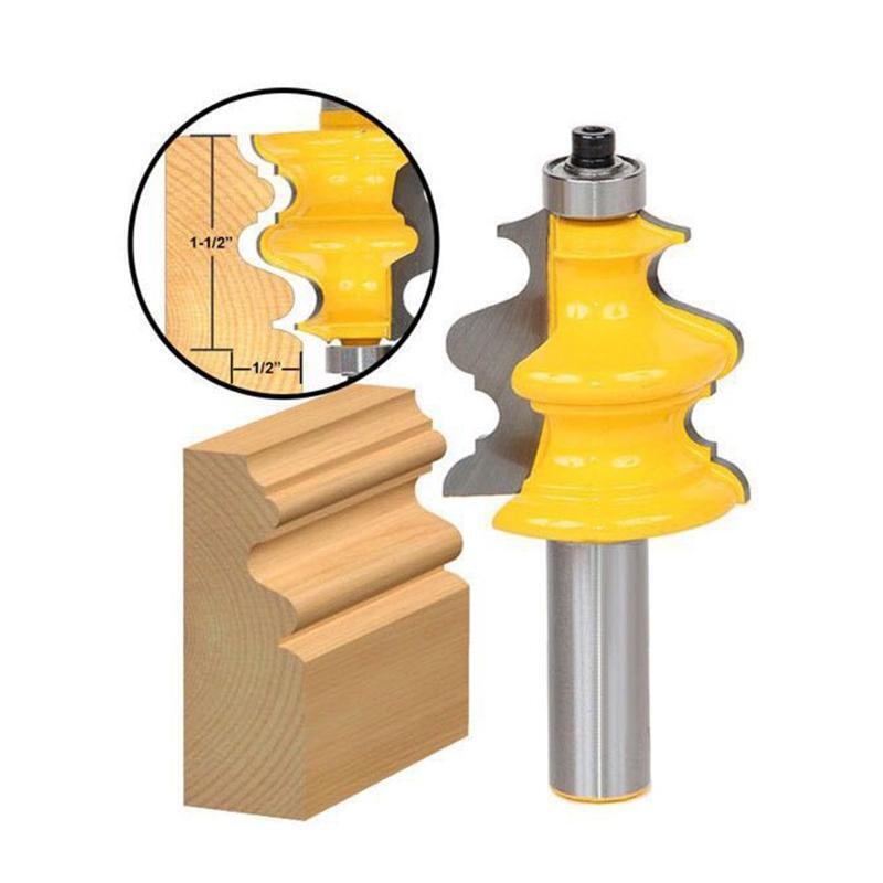 1/2'' Shank Closet Door Top Milling Cutter 5x Convex Router Bits for Woodworking