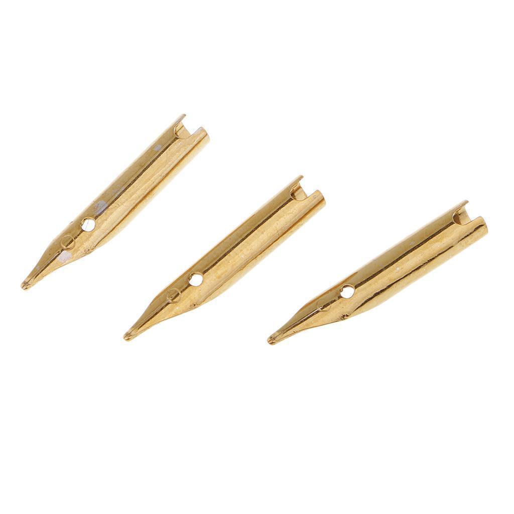 15 Pcs Universal Fountain Pens Nib Pen Tips 0.5 mm for Lettering and Drawing