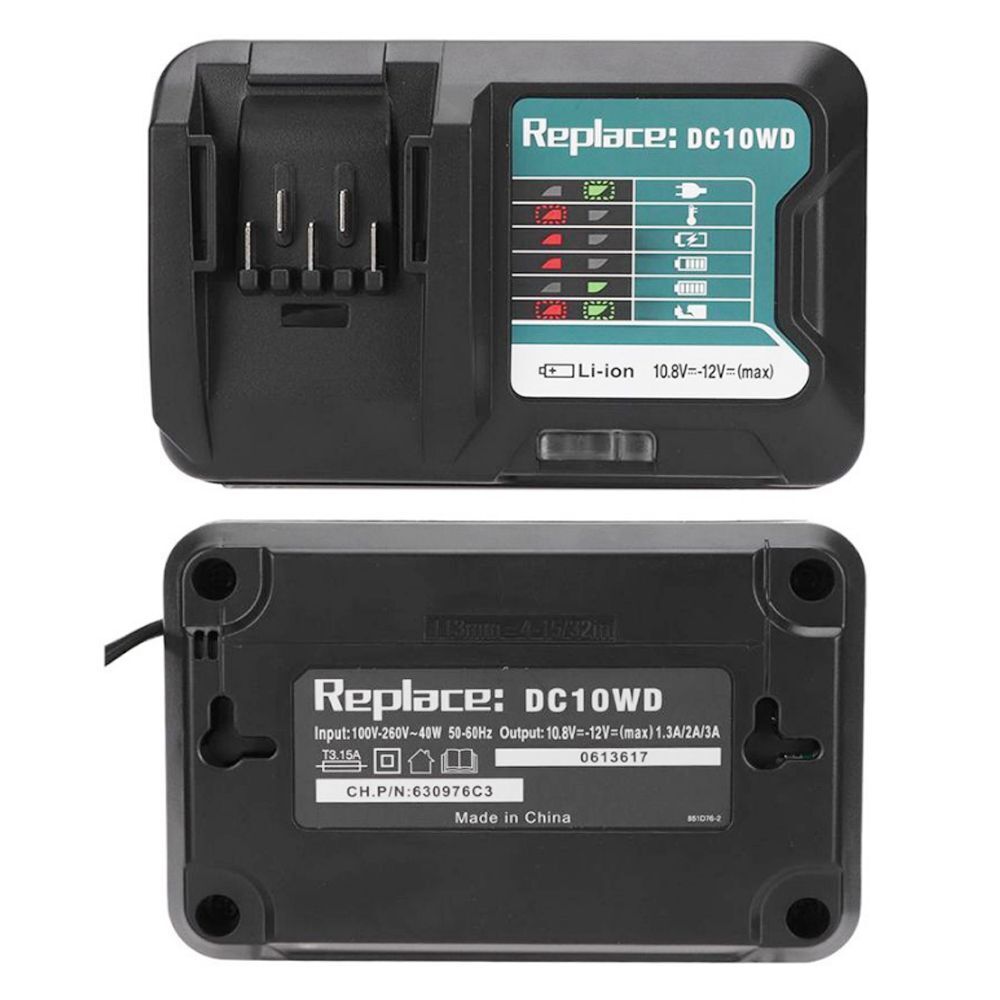 40W For Makita Battery DC10WD Battery Charger BL1015 BL1016 BL1021B BL1041B