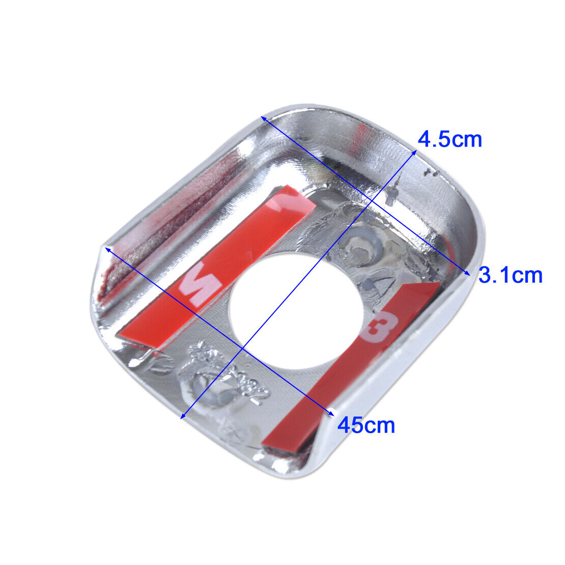 Triple Chrome Car vehicle Door Handle Covers Trim Cap forPeugeot 307 Citroen Li