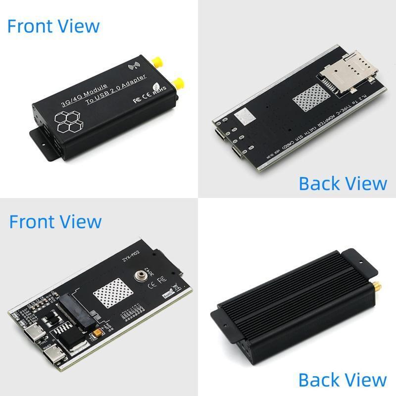 NGFF M.2 PCI Express Wireless Card to USB 2.0 Adapter Card With SIM Card Slot