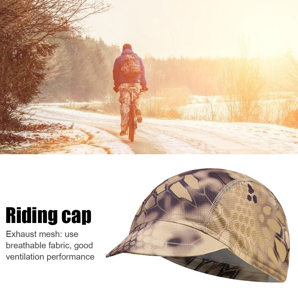 Sunshade Cycling Cap Elastic Outdoor Running Breathable Brim Hat (Yellow)