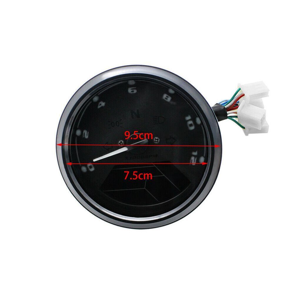Baboon LCD Meter Motorcycle Meter Odometer Speedometer LCD Oil Gauge Tachometer