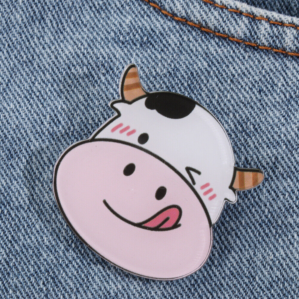 Friends Gifts Girls Boys Makeup Anti Light Buckle Lapel Pins Badges Brooch