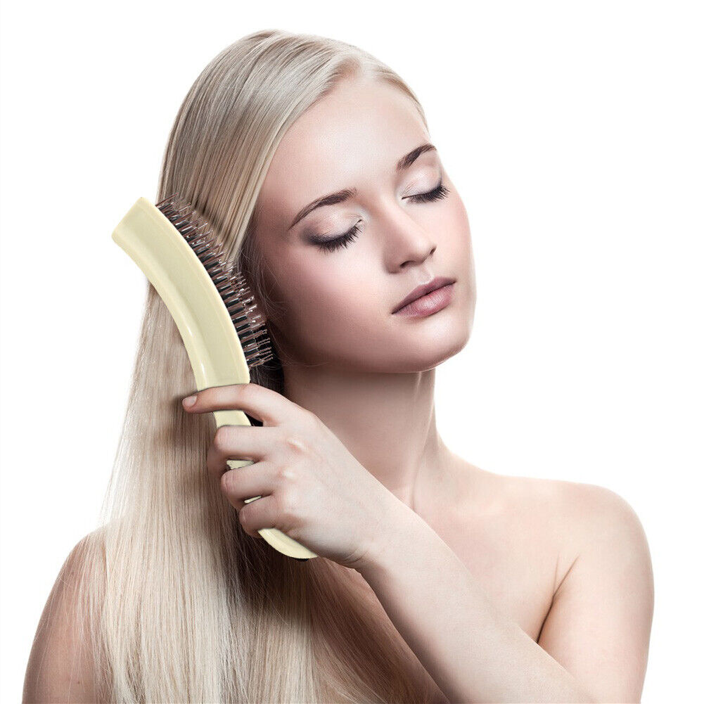 S Shape Fluffy Evening Scalp Massage Photo Studio Hairdressing Make-up Comb