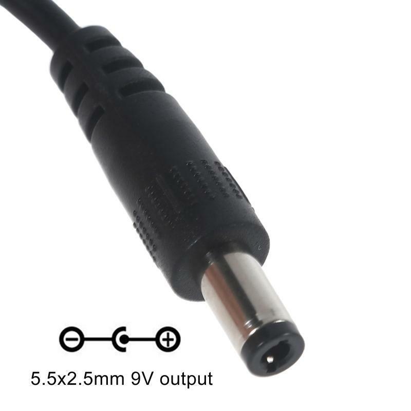 39'' Length QC3.0 USB to 9V 5.5x2.5mm Power Cable for Table Lamp Router Speakers