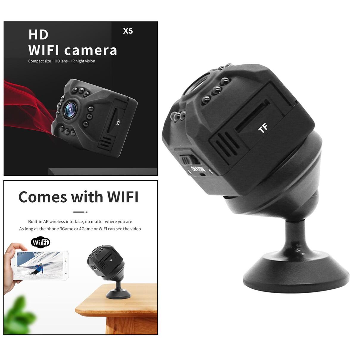 Wireless Camera Rechargeable Battery Nanny cam for Home Office