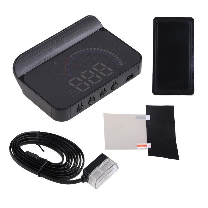 HUD Display Car HUD OBD Head Up Display Smart Screen Display Speedometer Alarm