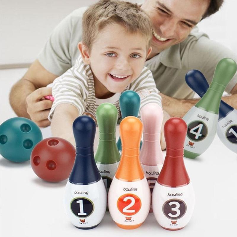 Kids Bowling Game Outdoor /Indoor Game Early Development for Children Xmas Gift