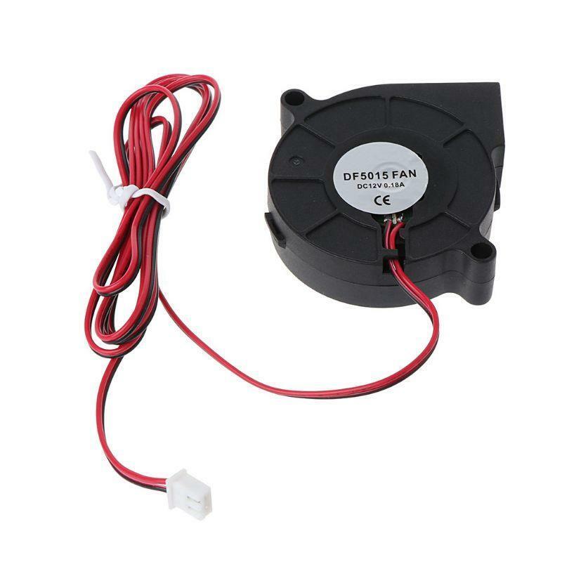 50 x 15mm Blower Fan 12V 5015 Oil Bearing Brushless Hotend Extruder Cooling Fan