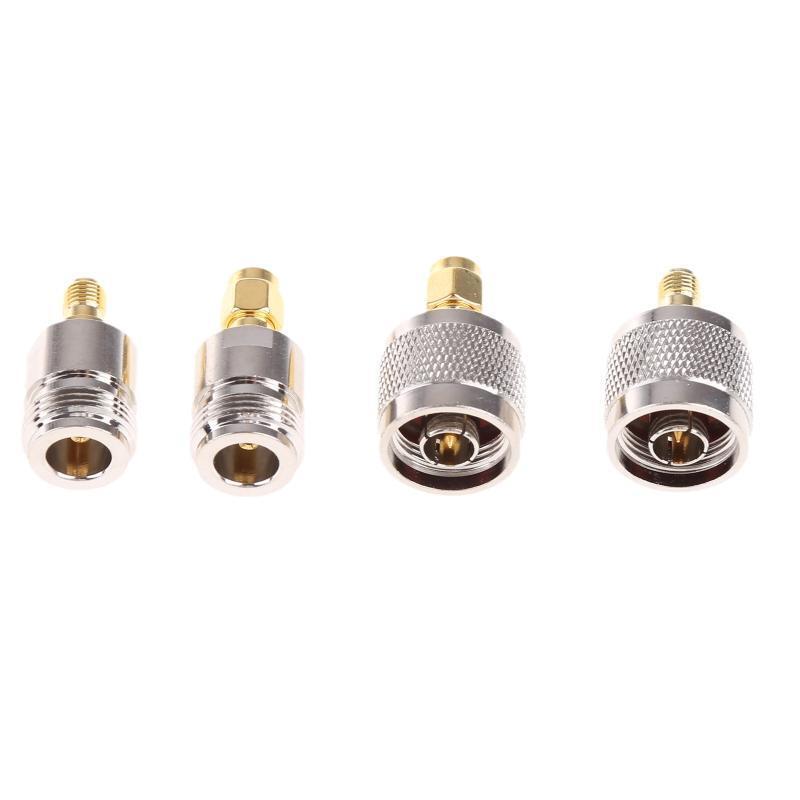 RF Coaxial Connector Kit SMA to N BNC TNC F Type Connectors Kits N to SMA