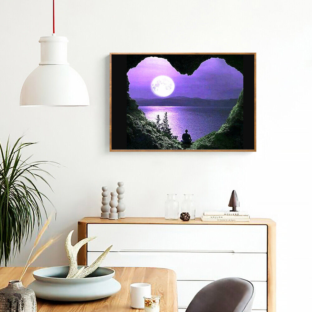 Drill DIY Scenery in Love Picture Art 5D Full Diamond Round Painting Kit