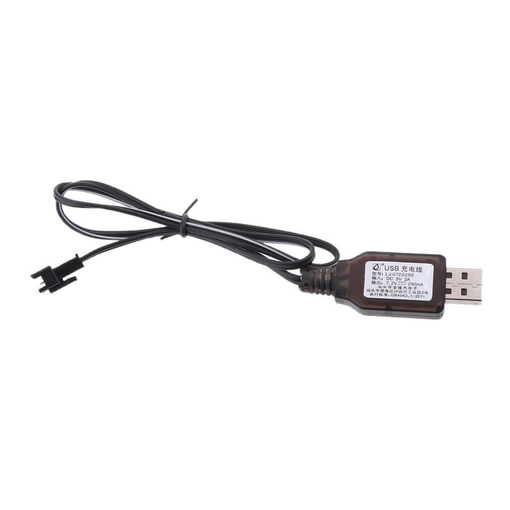 7.2V USB to SM 2P Plug / Battery Charging Cable for RC