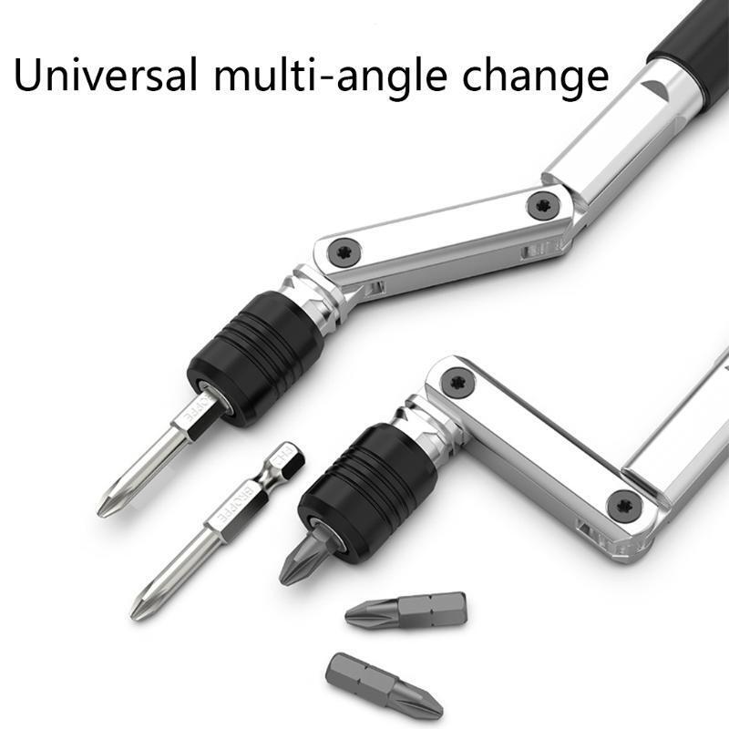 6.35mm Screwdriver Bits Holder Hand Screwdriver Universal Variable Angle