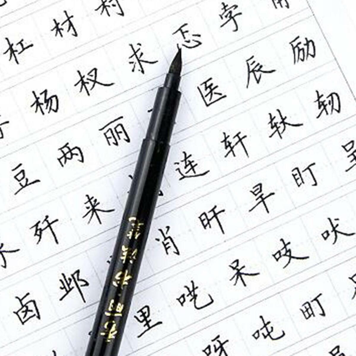 8Pcs Chinese Pen Writing  Painting Brush Japanese Calligraphy Pen