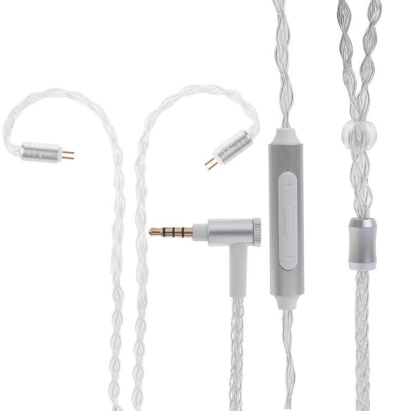 3.5mm To 2pin 0.78mm Gaming Headset Cable MMCX Headset Cord Extension for VSD1SI
