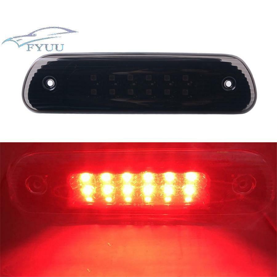 1pc Black Housing LED 3rd Third Brake Red Light For Jeep Grand Cherokee 99-04