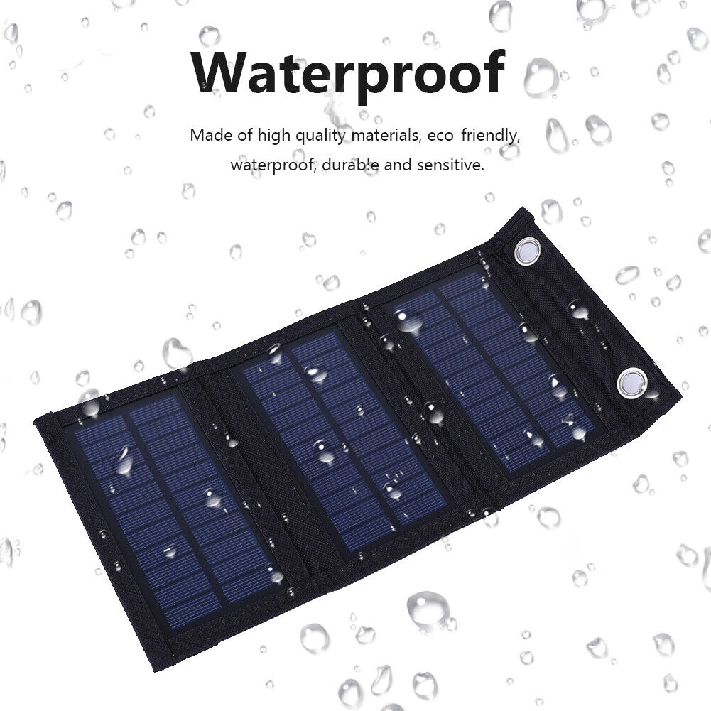 Foldable Solar Panel USB 3-Fold Solar Cell for Mobile Phone/3V-5V Battery