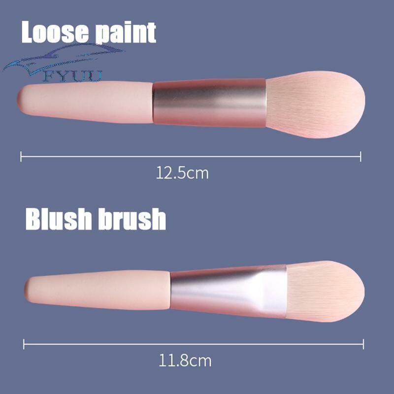 8 Makeup Brushes Eye Shadow Foundation Powder Eyelash Lip Concealer Blush Brush