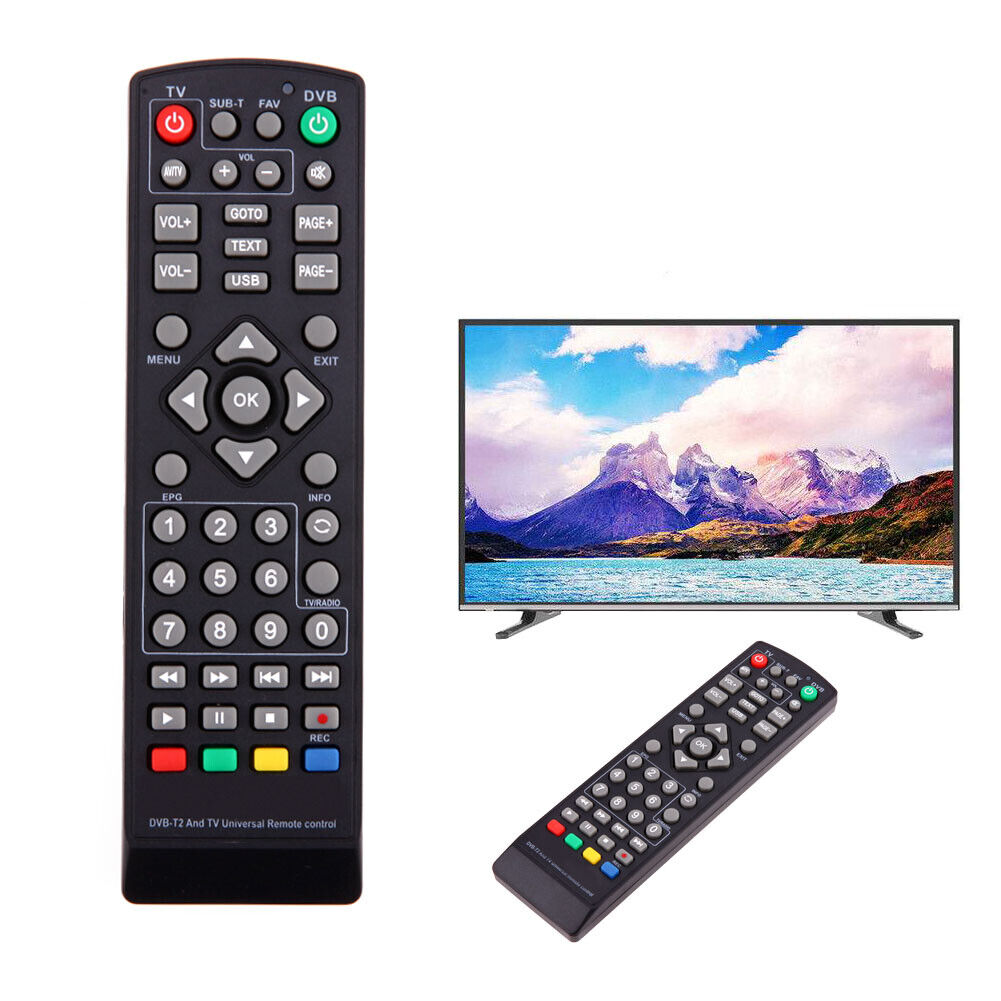 1Pc Universal Remote Control Replacement for TV DVB-T2 Remote Control