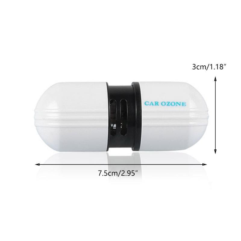 Car Ozone Generator Air Purifier Remove Formaldehyde Smoke Dust Purification