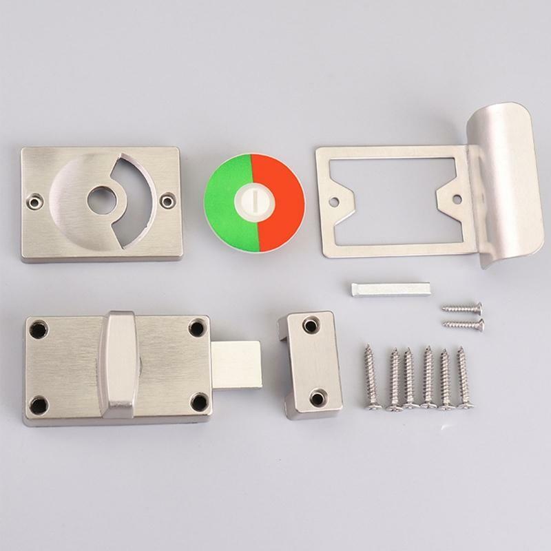 Stainless Steel Privacy Occupied Public Toilet Latch For Bathroom Indicator Door