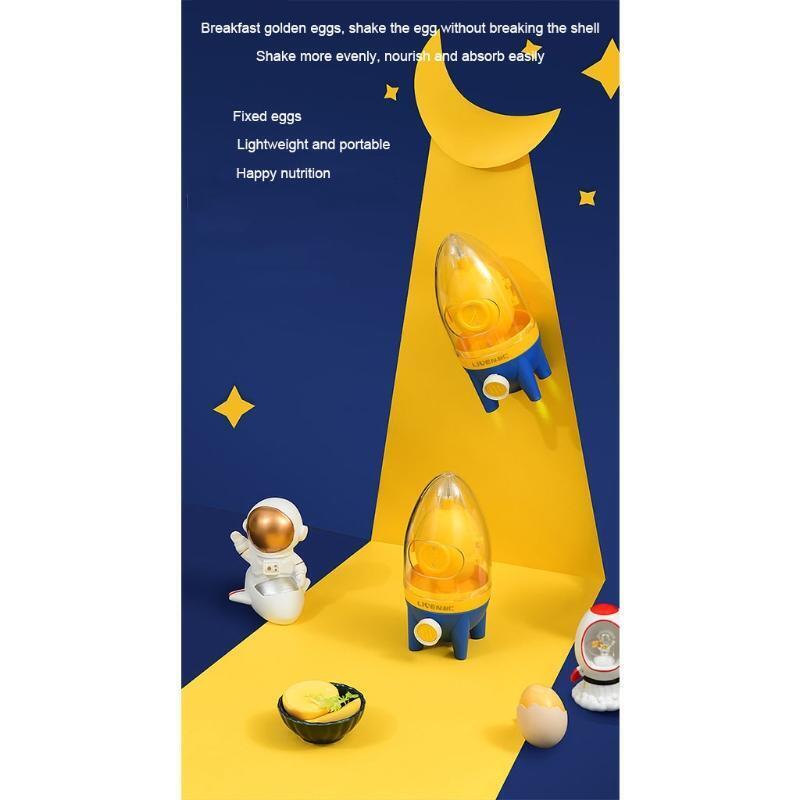 Portable Household Egg Yolk Protein Blender Hand Operation Egg Maker Spinner