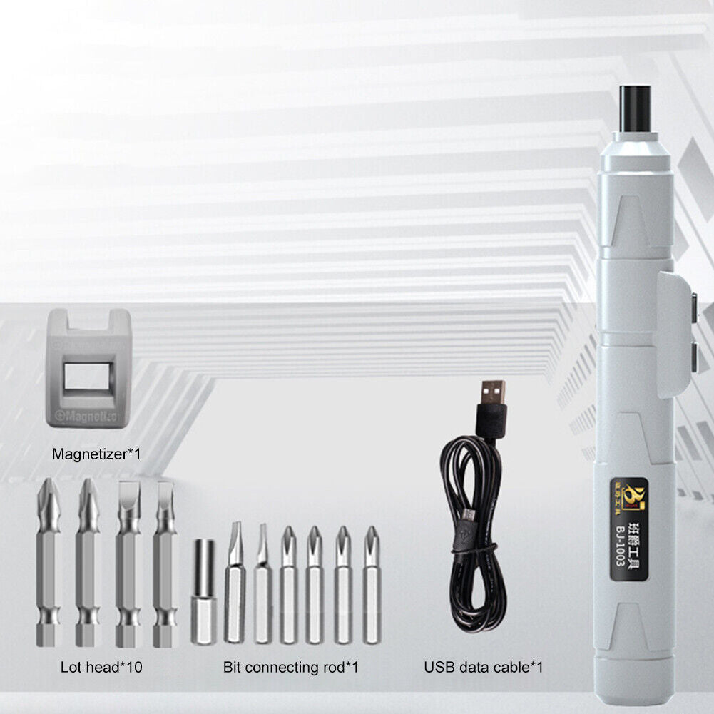 Mini 3.6V Electrical Screwdriver Bits Set Phone Watch Repairing Hand Tools