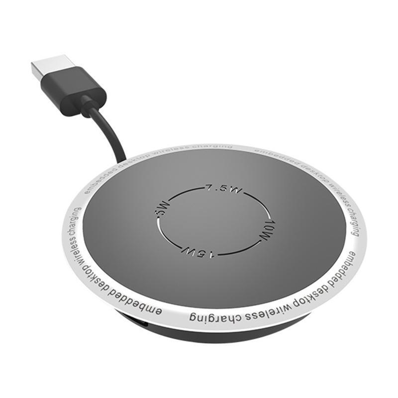 Built in Desktop Device Qi Fast Wireless Charger 15W 10W 7.5W Quick Charger 3.0