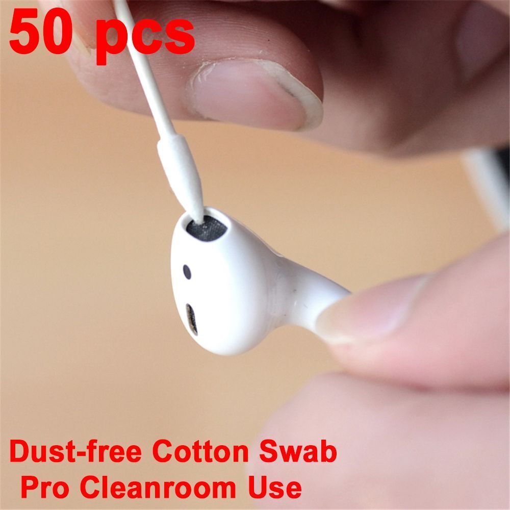 Earphone Cleanroon Use Dust Free Cleaning Swab Tool Cotton Disposable Stick