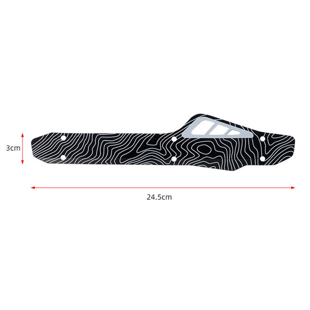 PP Bicycle Chain Stay Guard MTB Road Bike Frame Protector Cover (Black)