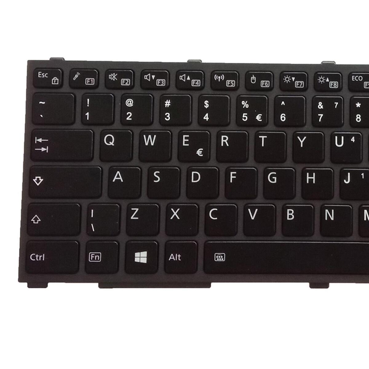Laptop Replacement Keyboard Repair Part Grey Frame US Layout for T937 T938
