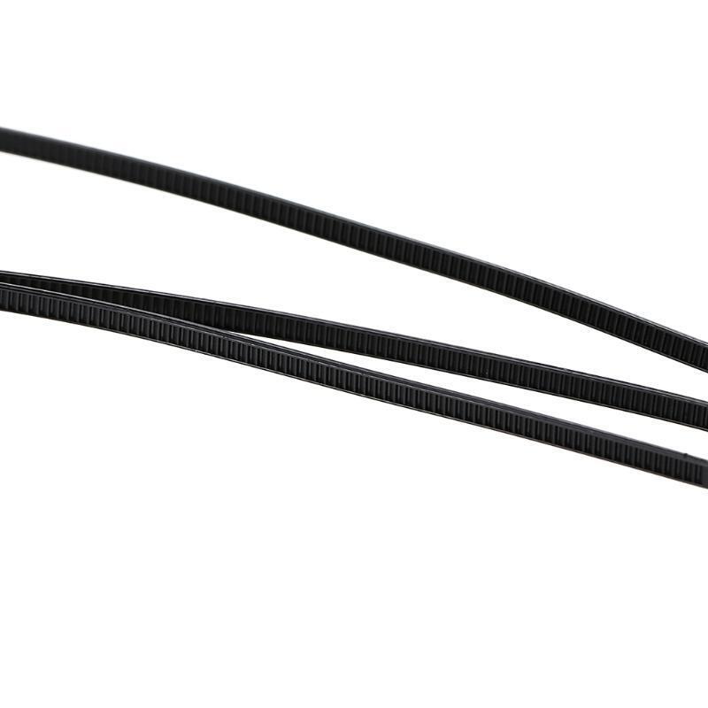 100pcs Cable Ties Bicycle Nylon Auto Lock 3x200mm Zip Wire Strap Multifunctional