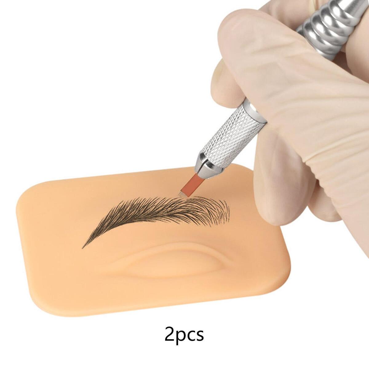 Silicone Tattoo Practice Skin for Eyebrows for Professionals and Beginners