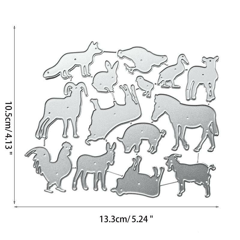 Animal Metal Cutting Dies Stencil Scrapbooking Album Paper Card Template Mold