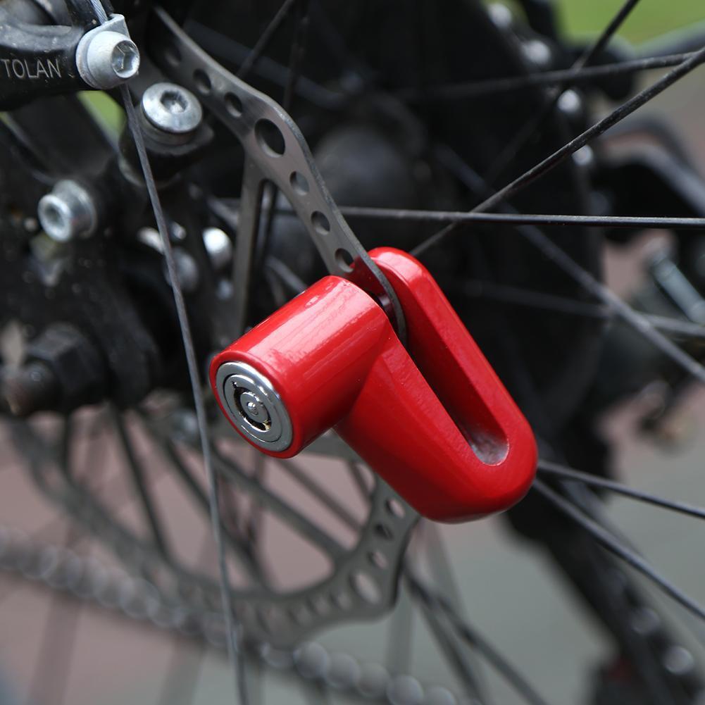 Anti-theft Disk Disc Brake Rotor SafetyLock for Scooter Motorcycle (Red)