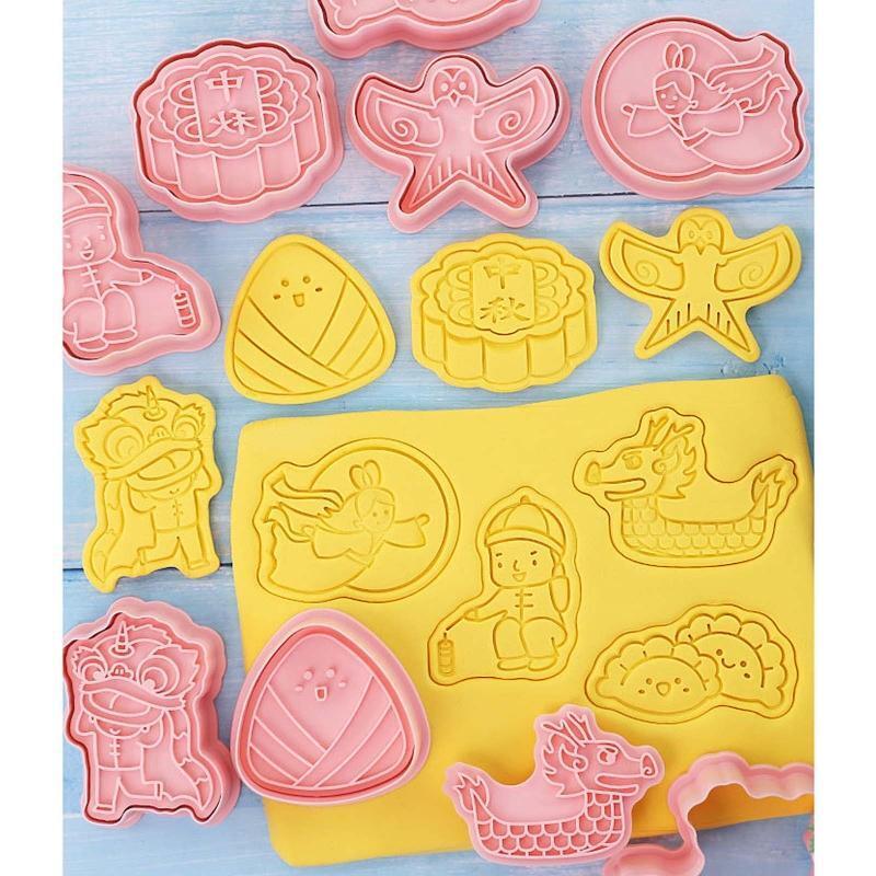 DIY Baking Cookie Cutter Cookie Molds Baking Tools Chinese Festivals Series