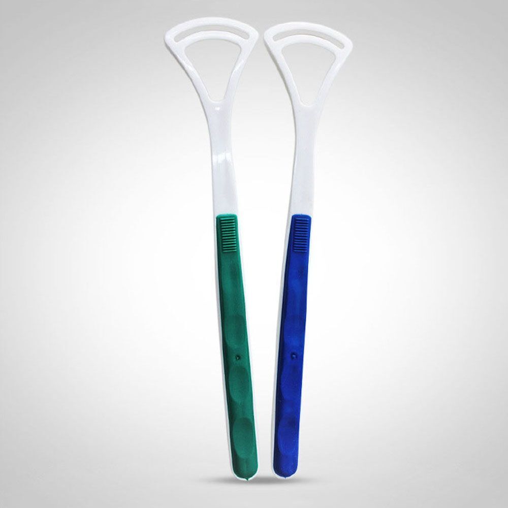 Teeth Whitening Health Care Tongue Scraper Cleaner Brush Oral Clean Dental Care