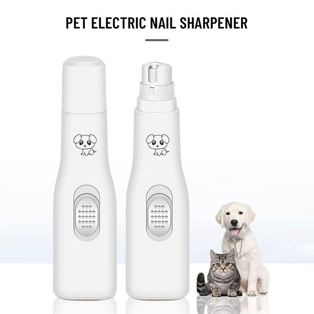 Electric Dog Nail Clippers Nail Grinders Pet Cat Paws Grooming Trimmer Tool