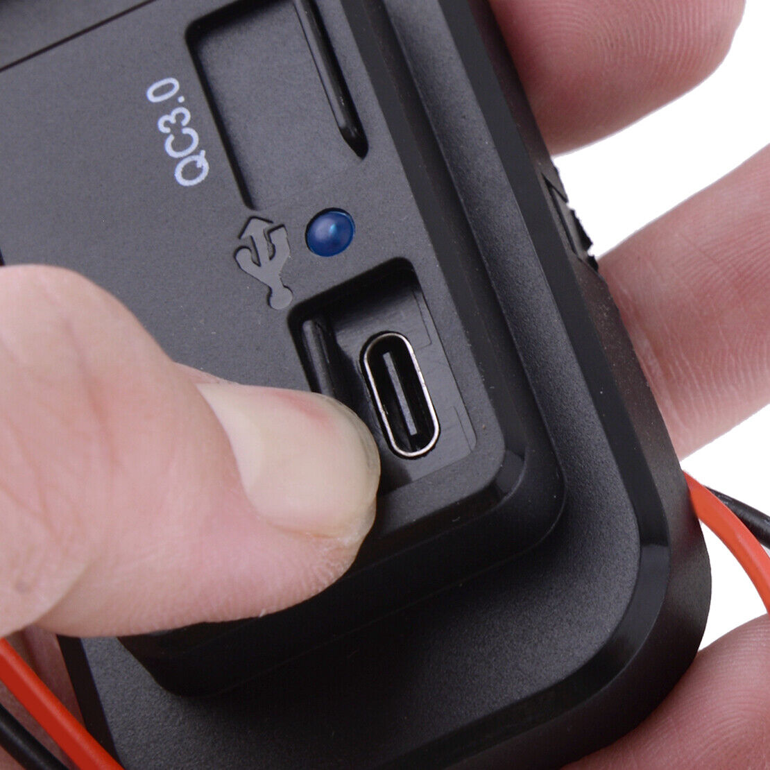 12V-24V Dual USB PD QC3.0 Car Boat RV Fast Charger Socket LED Power Outlet