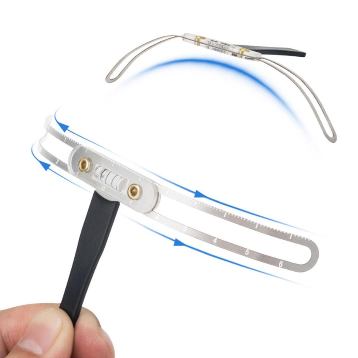 Eyebrow Ruler  Positioning Stainess Steel  Reusable