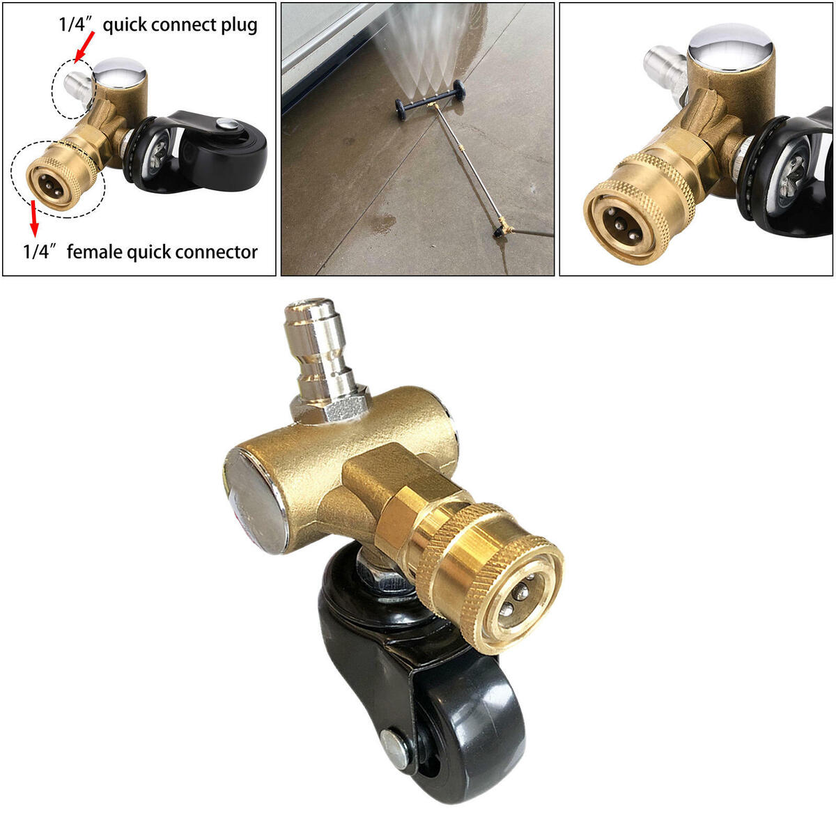4000PSI Undercarriage Cleaner  /4  Connector 12x8x5cm