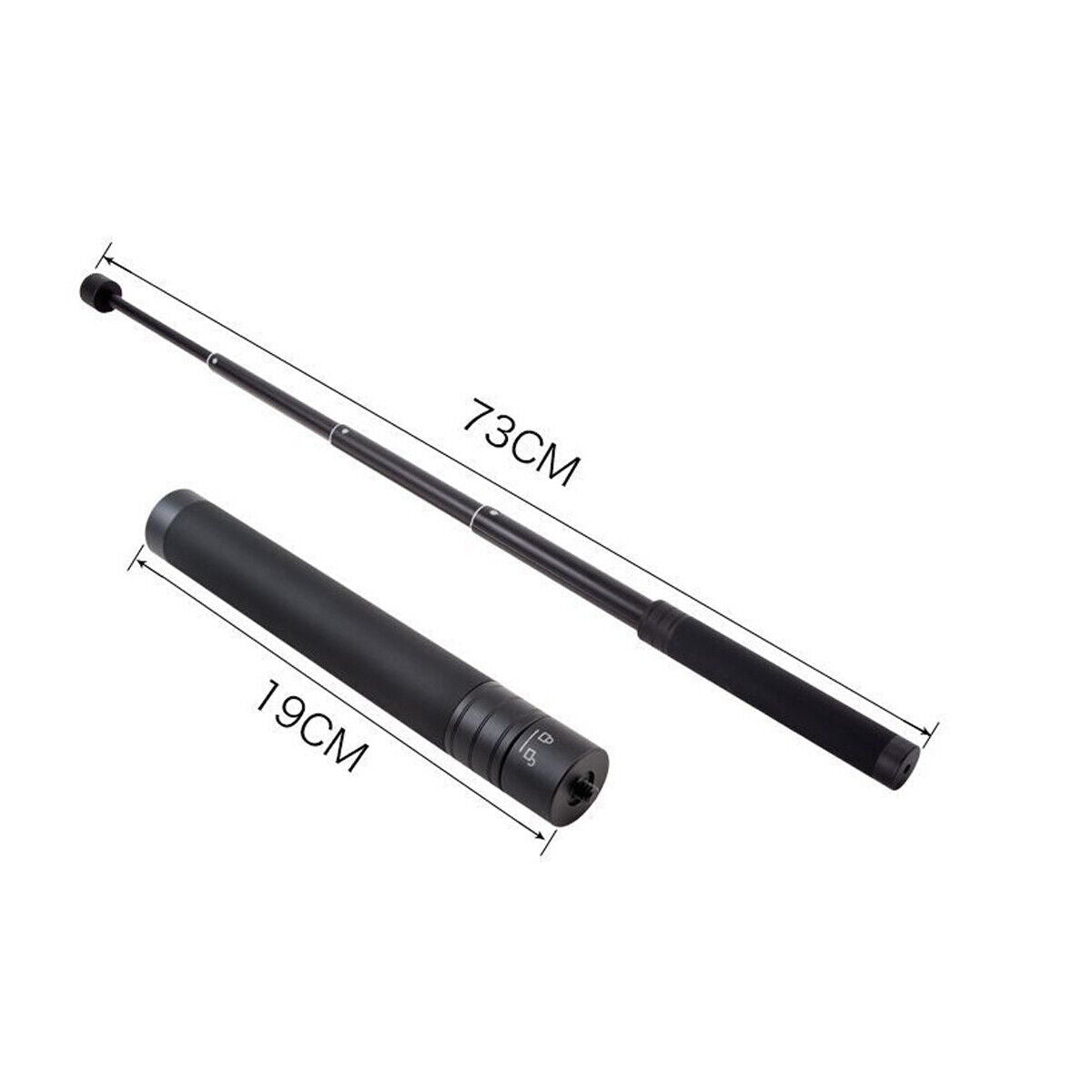 Alloy Gimbal Selfie Stick Extension Rod 1/4" Screw Extender Pole for Zhiyun