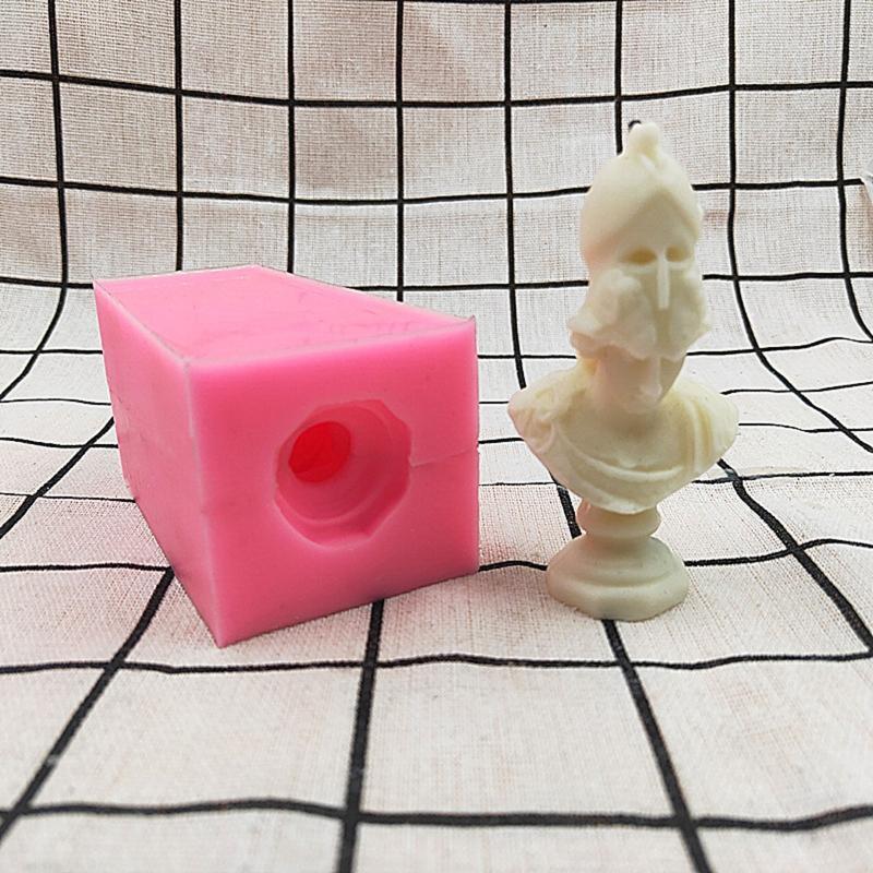 Greek Goddess Silicone Candle Mold Handmade Fondant Plaster Mould