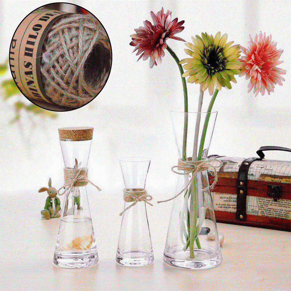 DIY Crafts Gardening Natural Wedding Decor Twine Hemp Rope Handmade Brown Jute