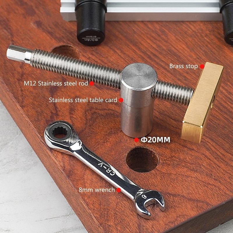 Heavy Duty Bench Vise Desktop Vise Clamp for Woodworking Drilling Cutting