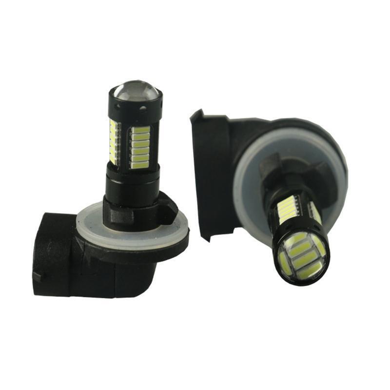 DRL Lamps Bulbs LED Replacement Bulbs White Car Fog Lights 4014 880 881 889 H27