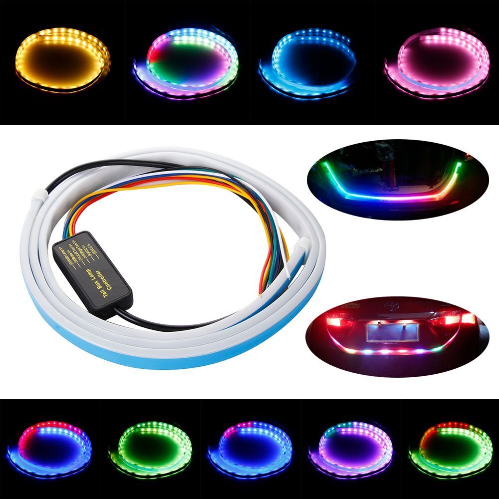 Warning Car Tail Lamp Turn Signal Light Brake Driving Flow Type LED Strip