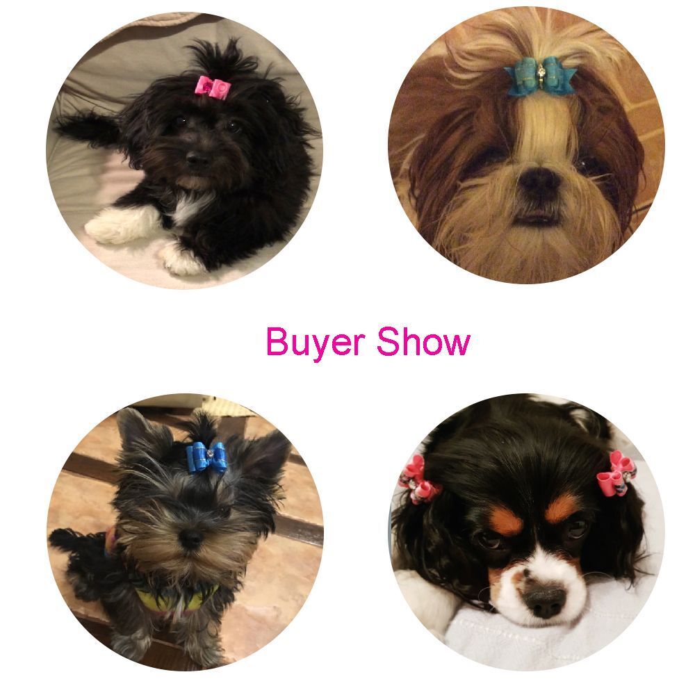 Accessories Handmade Bow-tie Lace Hairpin Pet Headwear Dog Bowknot Pet Supplies