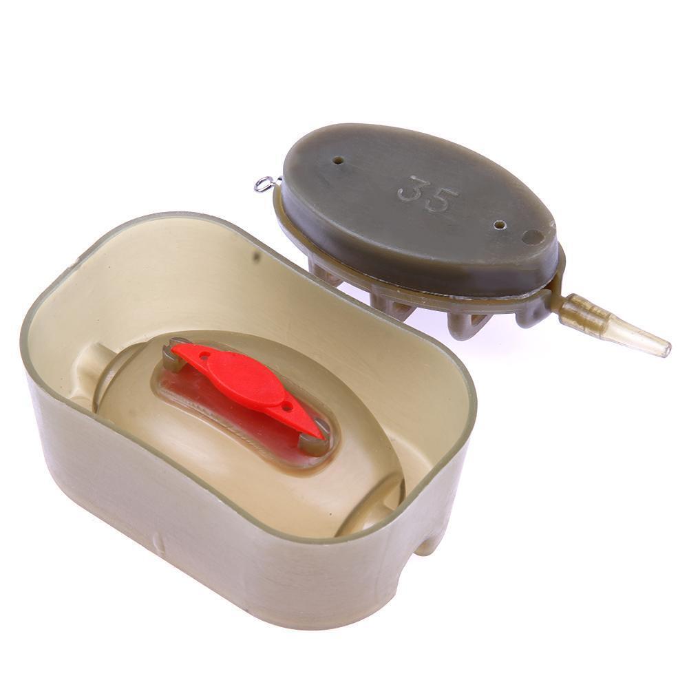 Inline Method Carp Fishing Feeder 4 Feeders Mould Set(15g/20g/25g/35g)